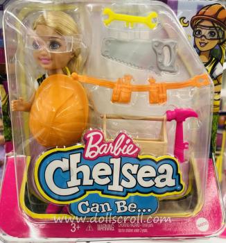 Mattel - Barbie - Chelsea Can Be - Builder - Doll